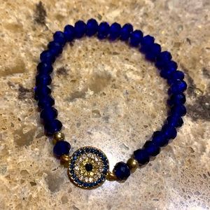Beautiful blue layering bracelet from Express.